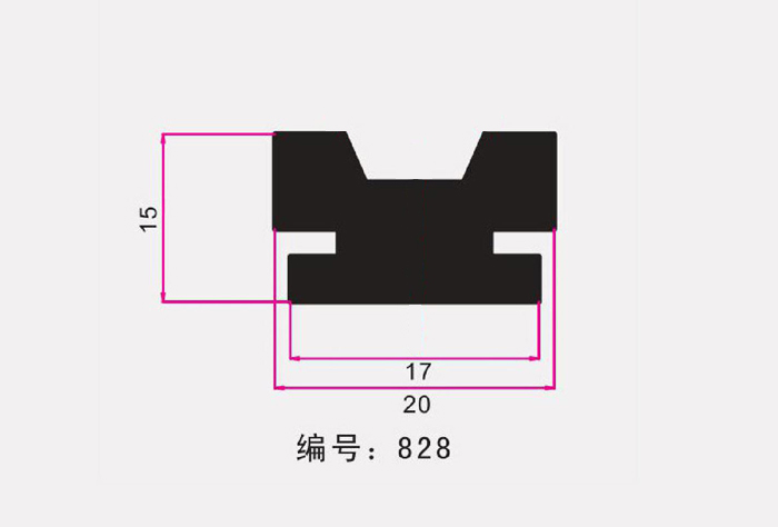 TG-828皮帶輸送耐磨條