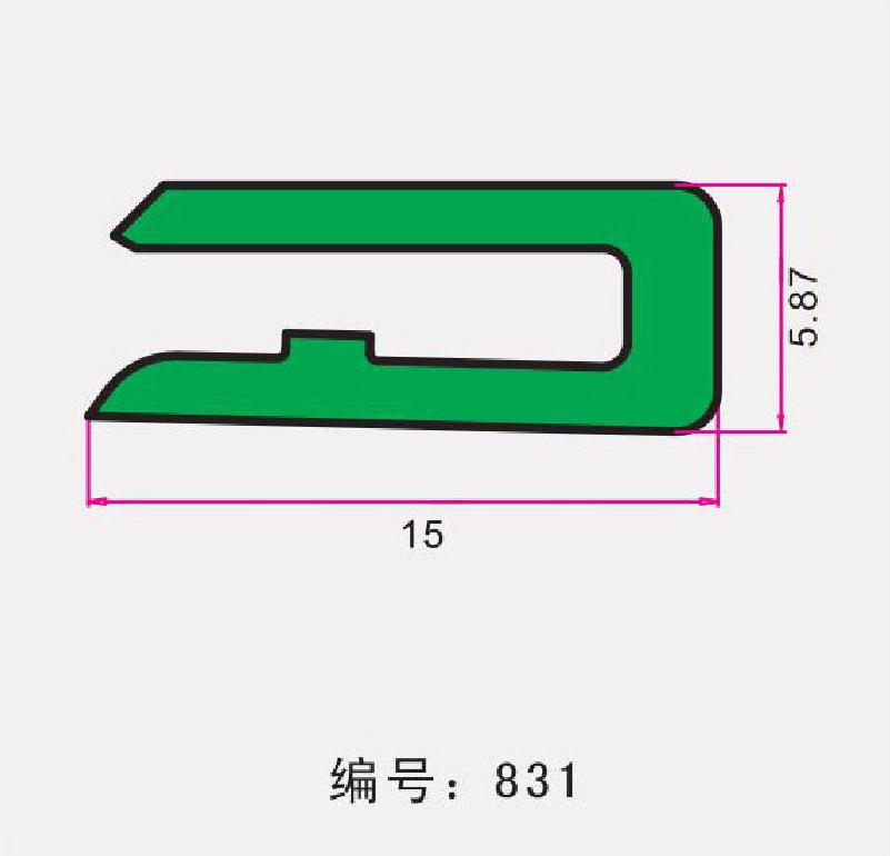 TG-831食品機(jī)械U型摩擦條