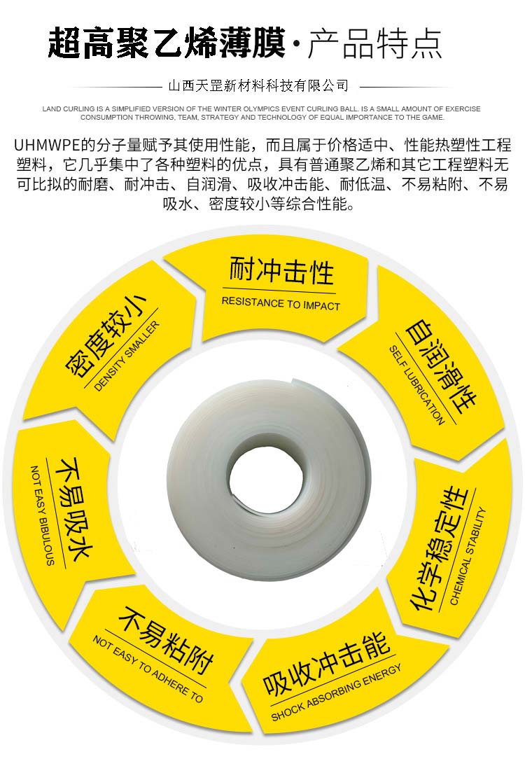 UPE高耐磨薄膜直銷(xiāo)